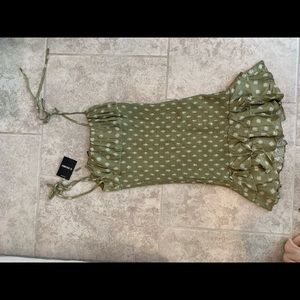 Brand new mini dress ruffled